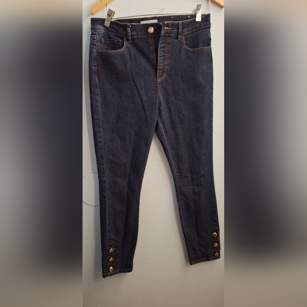 LOFT Dark Blue Skinny Jeans